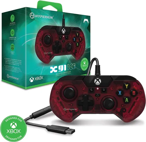 Геймпад Hyperkin X91 Wired Controller Ruby Red для Xbox, ПК - проводной