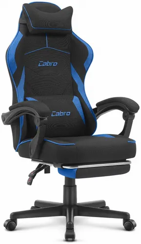 Fotel CABRO C502 Czarno-Niebieski