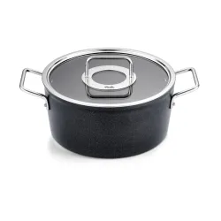 FISSLER Adamant 24 cm - garnek aluminiowy z pokrywką