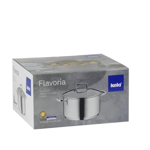 KELA Flavoria 5,5 l - garnek ze stali nierdzewnej z pokrywką