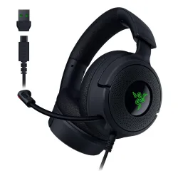 Słuchawki przewodowe z mikrofonem Razer Kraken V4 X Nauszne Czarny