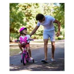Rower dziecięcy HUFFY Disney Myszka Minnie 12 cali dla dziewczynki Różowy