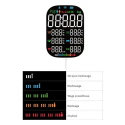 Waga łazienkowa WEBBER Bonita SBS-1321B-B Czarny
