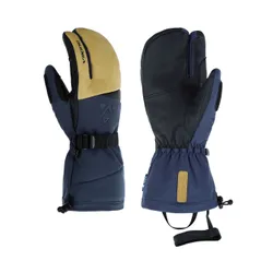 Rękawice narciarskie męskie Viking Norvik Pro Lobster Freeride navy/beige