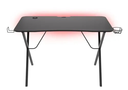 Biurko Genesis Holm 200 RGB 113cm Czarny
