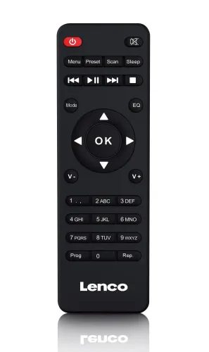 Wieża Lenco MC-250 24W Wi-Fi Bluetooth Radio FM, DAB+, Internetowe Czarny