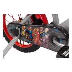Rower dziecięcy HUFFY Marvel Avengers 14 cali dla chłopca Srebrny