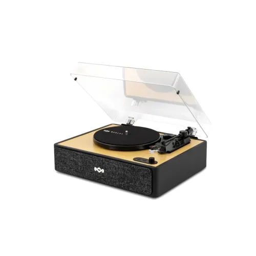 Gramofon House of Marley Rise Up Turntable (EM-JT400-SB) Manualny Napęd paskowy Przedwzmacniacz Bluetooth Wbudowane głośniki