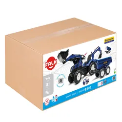 Falk Traktor na Pedały New Holland T8 z Koparką i Przyczepą 3-7 lat