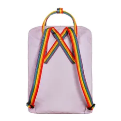 Fjallraven Kanken Rainbow Sırt Çantası-pastel lavanta / rainbow pattern