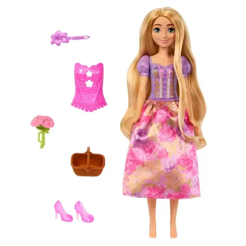 Mattel Lalka Disney Princess Spin Reveal Roszpunka