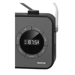 Radioodbiornik Sencor SRD 3200 B Radio FM Bluetooth Czarny