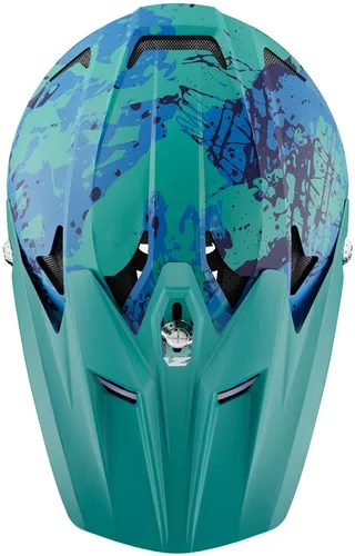 Kask rowerowy LAZER Phoenix+ Niebieski Full Face (rozmiar S)
