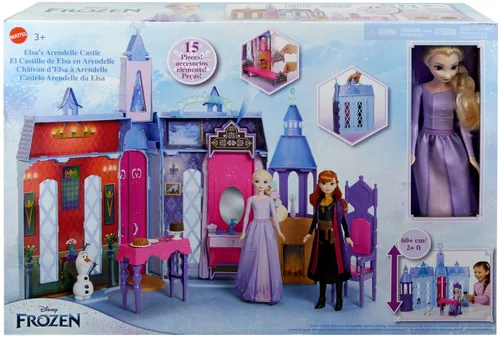 Lalka DISNEY FROZEN Kraina Lodu Zamek Arendelle Elsy HLW61