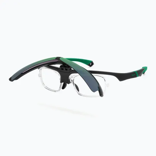 Okulary przeciwsłoneczne męskie Polaroid PLD 7056/CI/S matte black green/greygreen mirror polarized