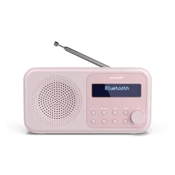 Radioodbiornik Sharp Tokyo DR-P420 Radio FM DAB+ Bluetooth Różowy