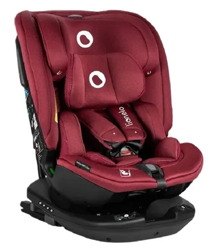 Fotelik samochodowy LIONELO Bastiaan RWF i-Size 40-150 cm (0-36 kg) Czerwony