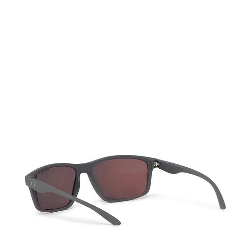 Okulary przeciwsłoneczne Armani Exchange 0AX4122S 82946Q Matte Grey/Dark Violet Mirror Red - Rozmiar (EU) 59