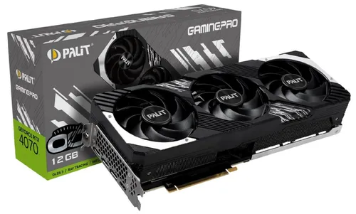 Karta graficzna PALIT GeForce RTX 4070 GamingPro OC 12GB DLSS 3
