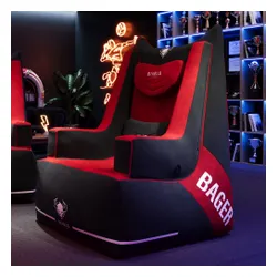 Fotel DIABLO CHAIRS X-Bager Czarno-Czerwony