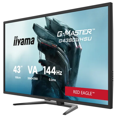 Monitor iiyama G-Master Red Eagle G4380UHSU-B2 43" 4K VA 144Hz 0,3ms MPRT Gamingowy