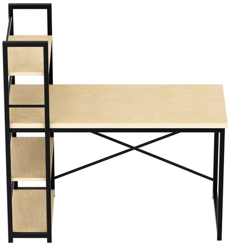 Biurko gamingowe MARK ADLER Leader 4.0 Brązowo-czarny