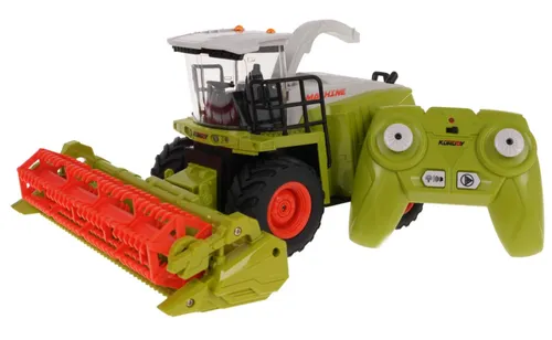 Zdalnie sterowany kombajn COIL RC zabawka na pilota światło dźwięk skala 1:24