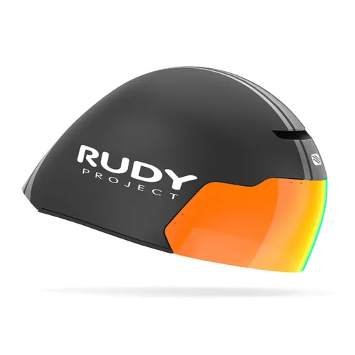 Kask rowerowy Rudy Project Wingdream black matte/multilaser orange