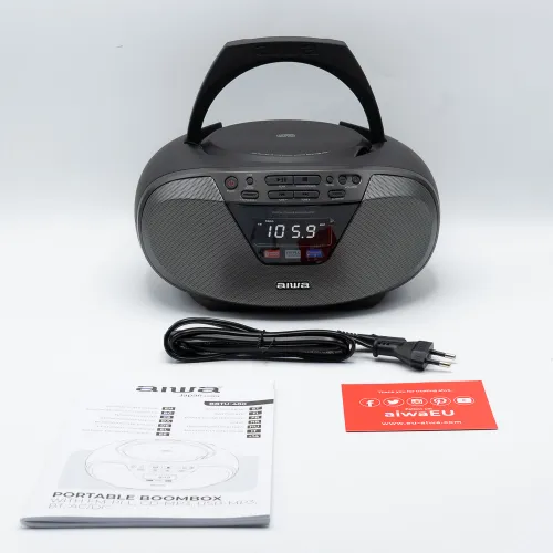 Radioodtwarzacz Aiwa Boombox BBTU-400BK Bluetooth Czarny