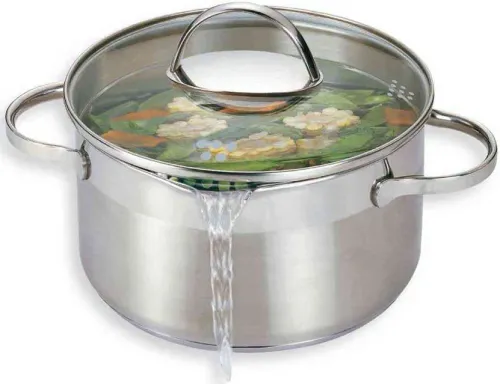 Garnek ze stali nierdzewnej z pokrywką SSW COMFORT 1,9 l