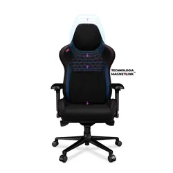 Fotel YUMISU 2050 Magnetic Czarno-różowy