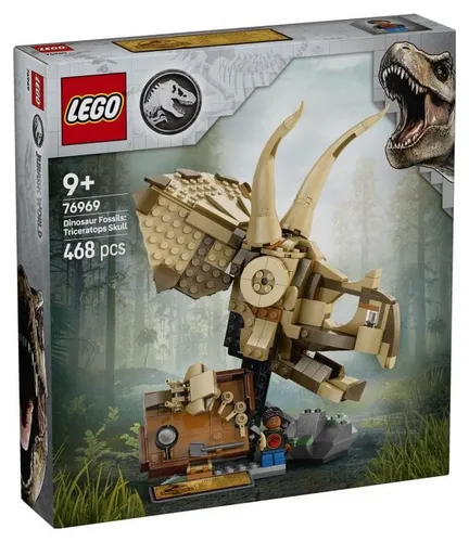 LEGO Jurassic World 76969 Szkielety dinozaurów: czaszka triceratopsa