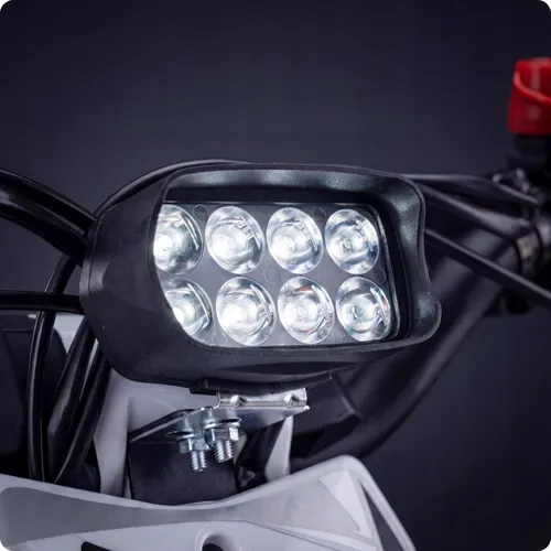 Motorek dla dzieci cross spalinowy 49CC motocykl el. start LED 35km/h motor