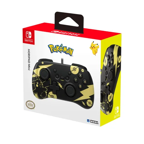 Pad Hori Horipad Mini Pikachu Black & Gold do Nintendo Switch Przewodowy