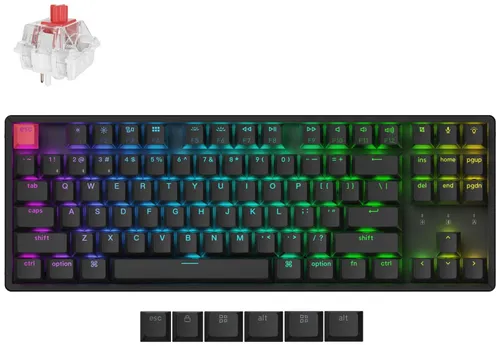 Klawiatura KEYCHRON K8 QMK Wireless Mechanical Keyboard Super Red Switch