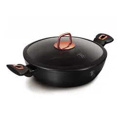 Garnek granitowy 28 cm Berlinger haus bh-1640 black rose 1szt