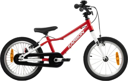 Rower dziecięcy KARBON Superlight Automatic 16 cali dla chłopca Czerwony