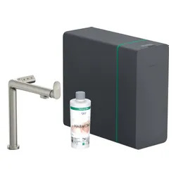 Bateria HANSGROHE Aqittura M91 76837800 z filtrem Stal szlachetna