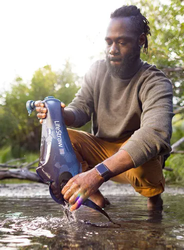 System grawitacyjny do filtracji LifeStraw Peak 3 l - mountain blue