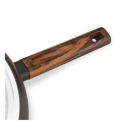 Patelnia głęboka na indukcję z pokrywką Starke Pro Starlet Brown 28 x 8 cm