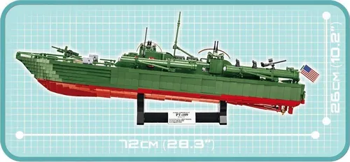 Cobi Historical Collection WWII Patrol Torpedo Boat PT-109 (4825)