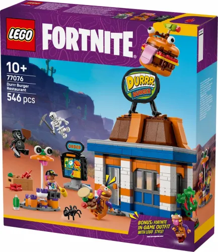 LEGO Klocki Fotnite 77076 Restauracja Durrr Burgerownia