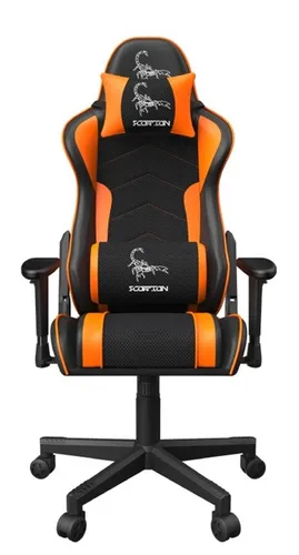 Fotel GEMBIRD Scorpion Czarno-pomarańczowy