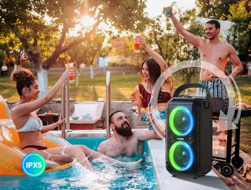 Głośnik mobilny W-KING T9-2 Czarny