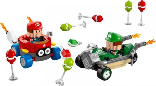 LEGO Super Mario bricks 72034 Mario Kart - Малыш Марио против Малыша Луиджи