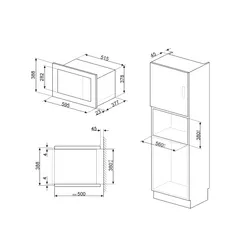 Микроволновая печь Smeg FMI425S