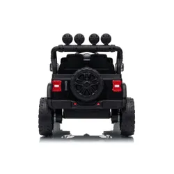 Auto Na Akumulator Jeep Rubicon 2X200W 24V Eva Skóra LED Pilot Radio MP3