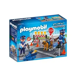PLAYMOBIL 6924 Blokada policyjna