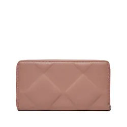 Большой женский кошелек Calvin Klein Re-Lock Quilt для кошелька Lg K60k610774 Ash Rose VB8