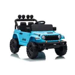 Auto Na Akumulator Jeep Rubicon 2X200W 24V Eva Skóra LED Pilot Radio MP3
